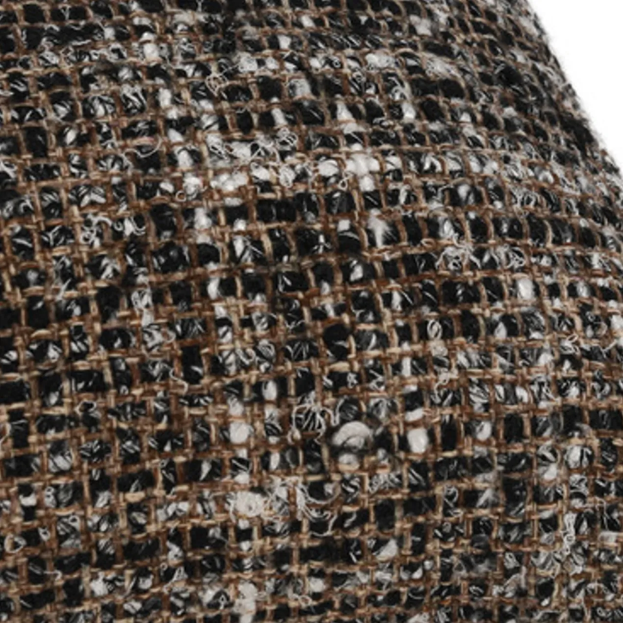 Malek Pillow 24" - Black/Ivory