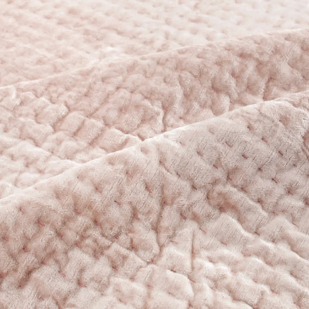 Mardon Velvet Bedding - Blush
