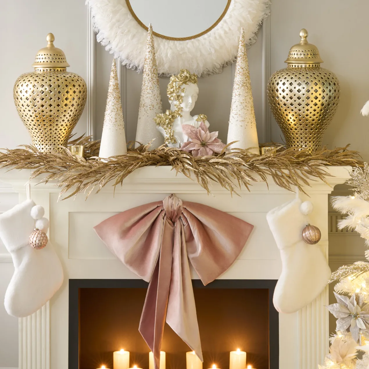 Metallic Eucalyptus Garland