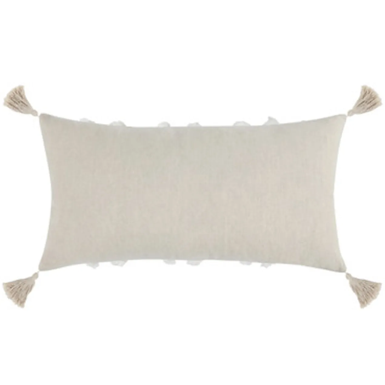 Mills Lumbar Pillow - Natural/Ivory