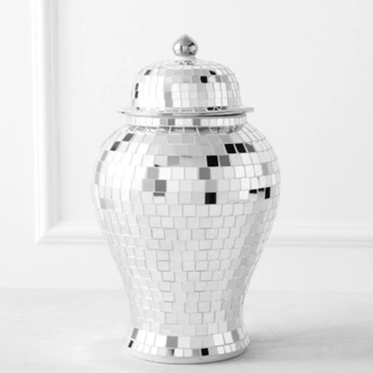 Mirrored Mosaic Canister