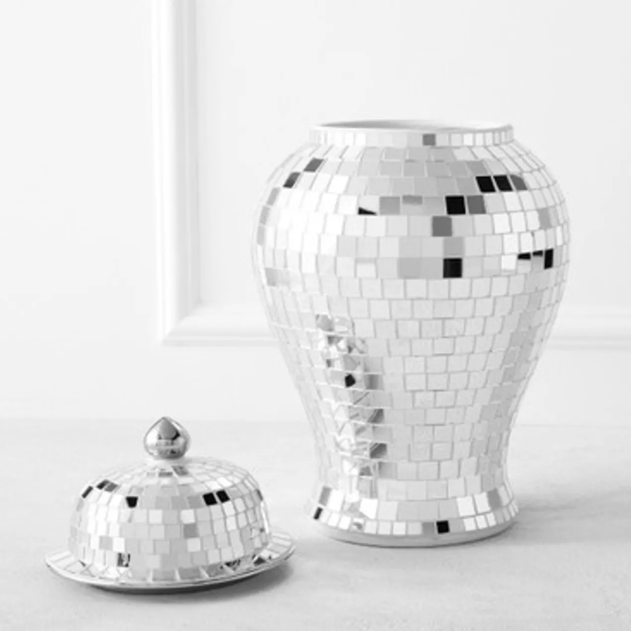 Mirrored Mosaic Canister