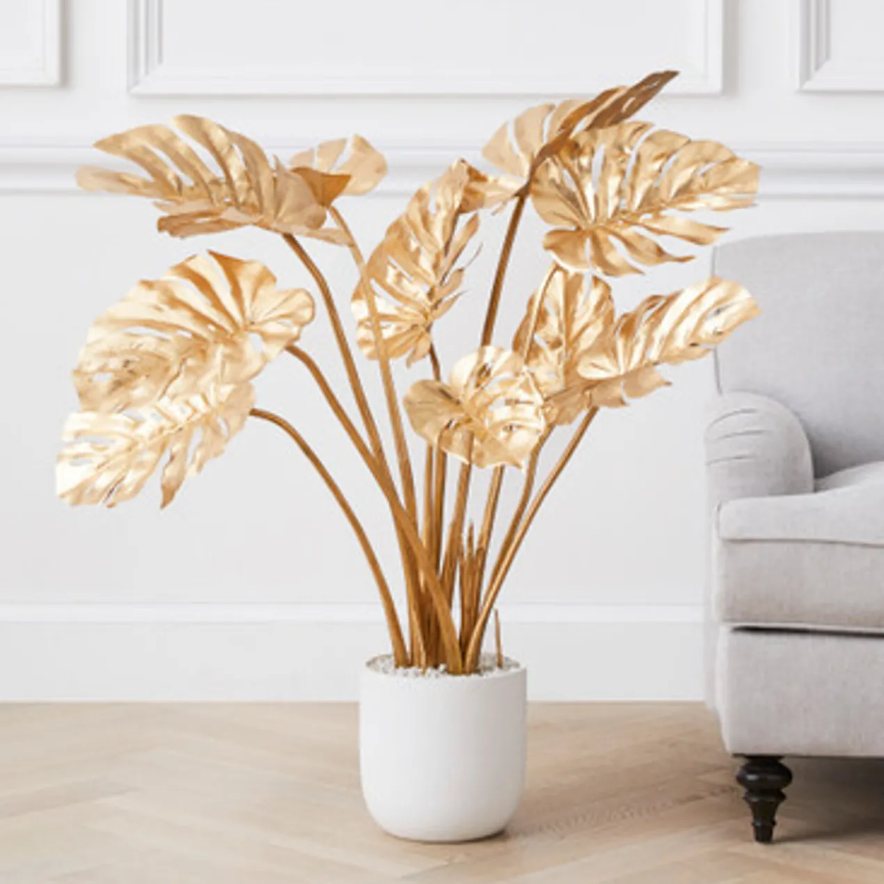 Monstera Tree - Gold