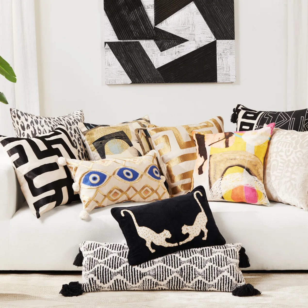 Nikki Chu - Evil Eye Lumbar Pillow