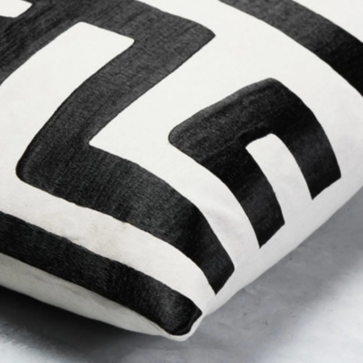 Nikki Chu - Mandala Pillow 22" - Black