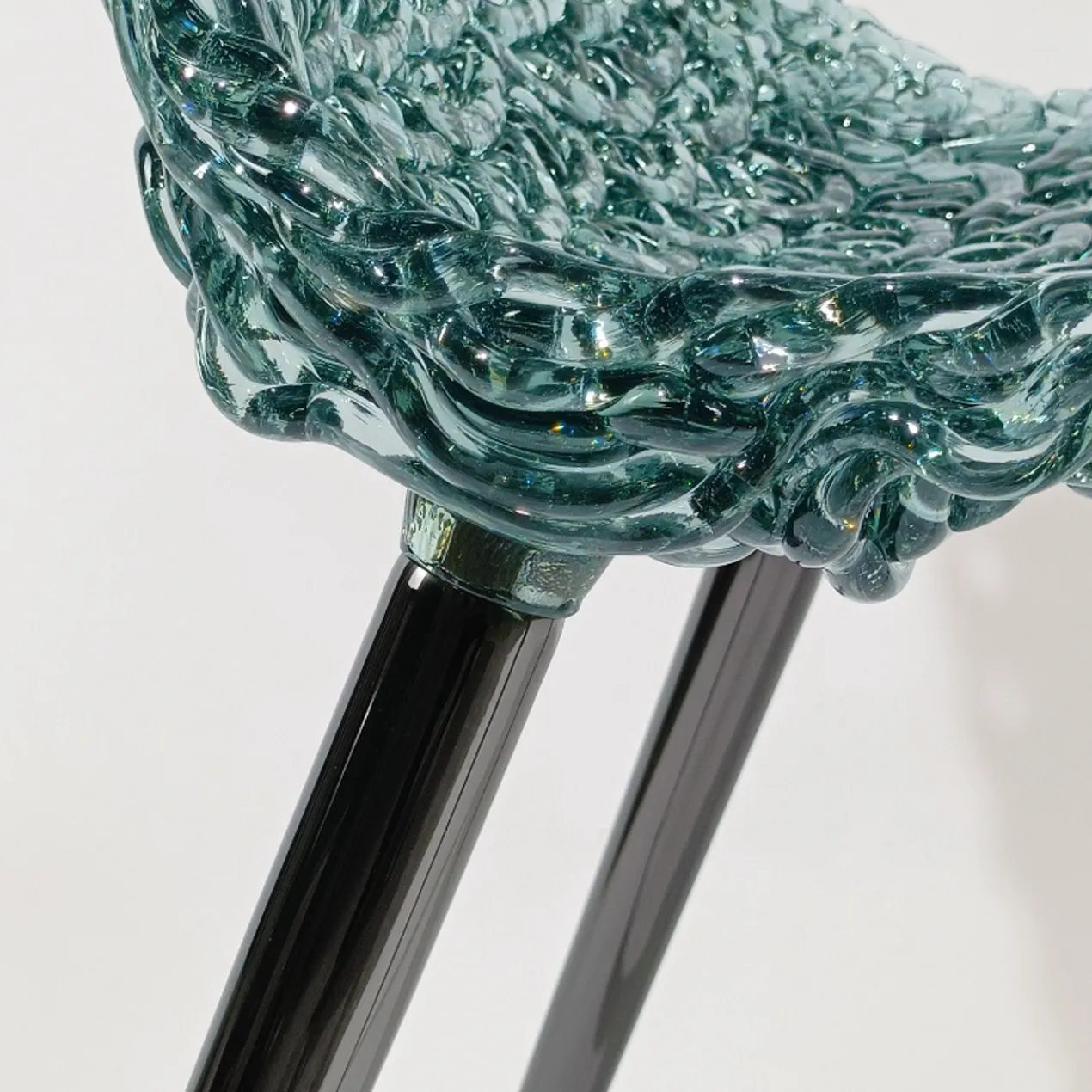 Ocean Blue Weave Dining Chair