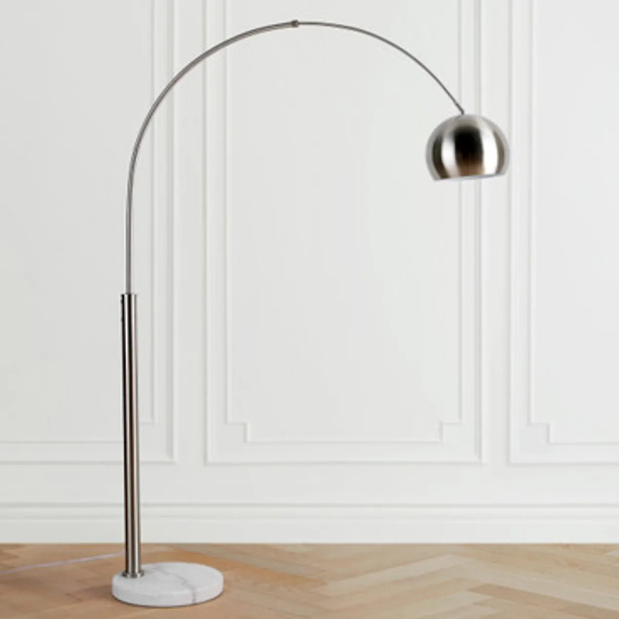 Orson Floor Lamp - Nickel