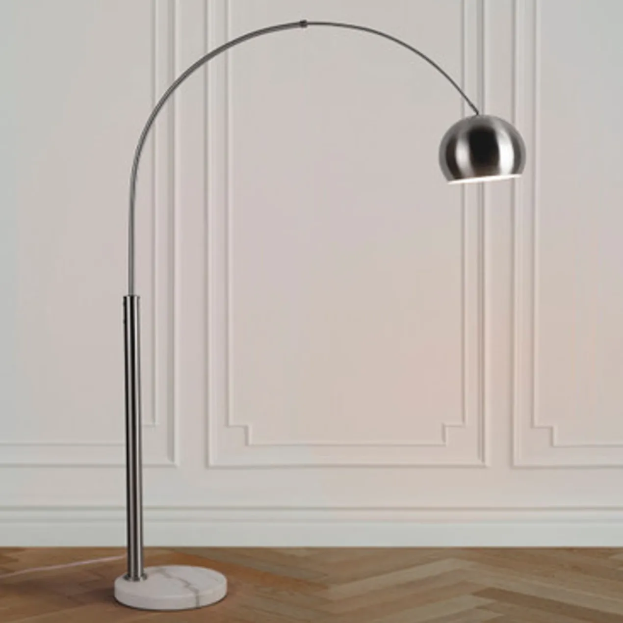 Orson Floor Lamp - Nickel
