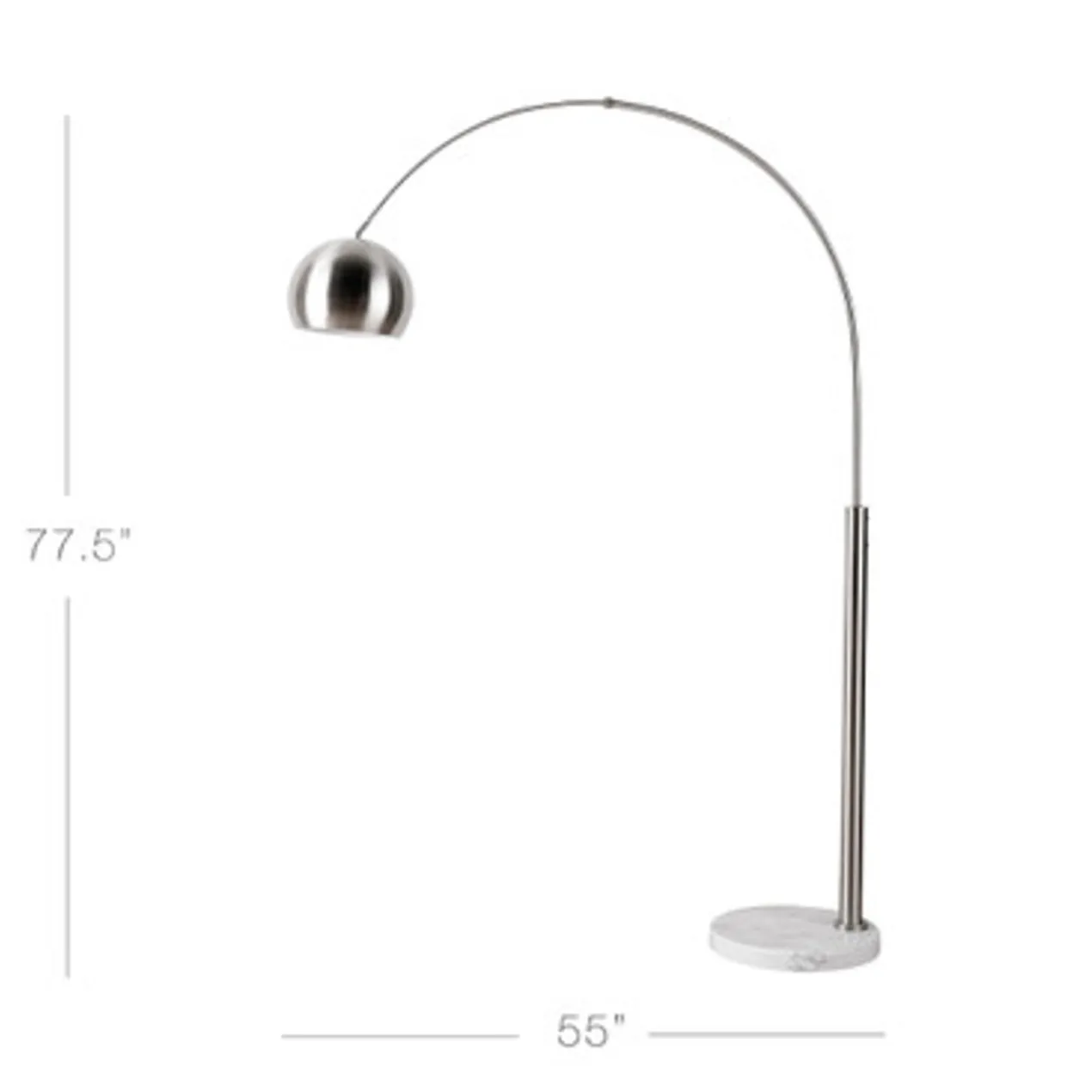 Orson Floor Lamp - Nickel