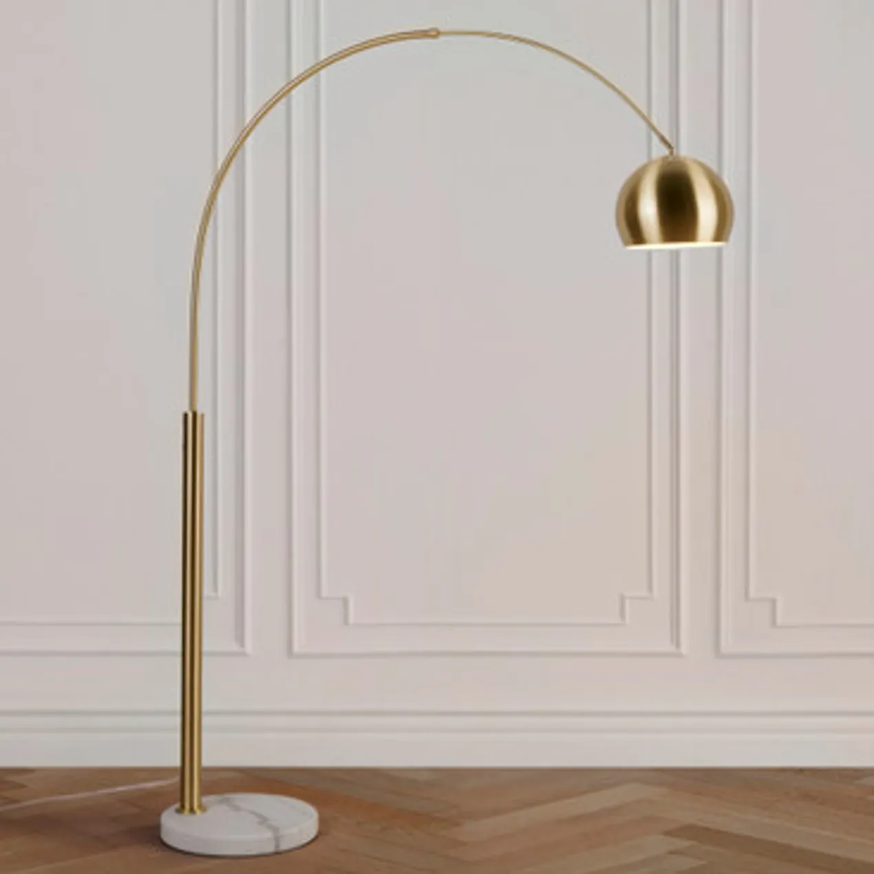 Orson Floor Lamp - Brass