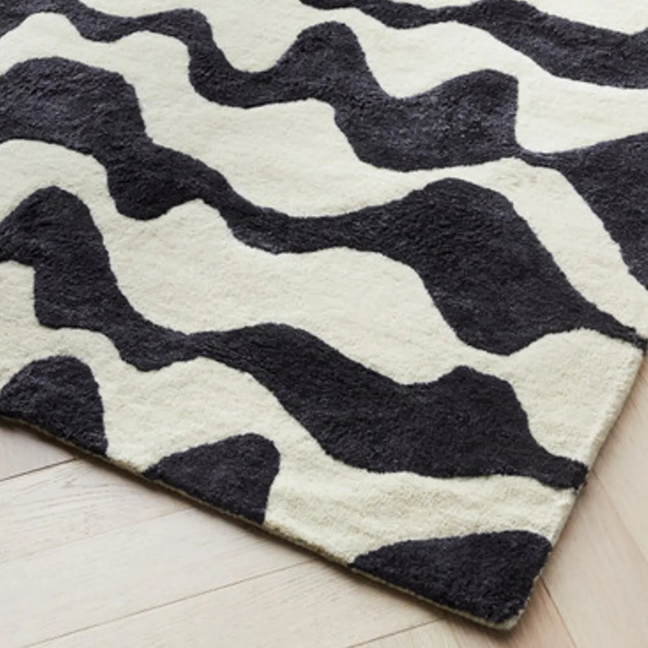 Quinn Rug - Ivory/Black