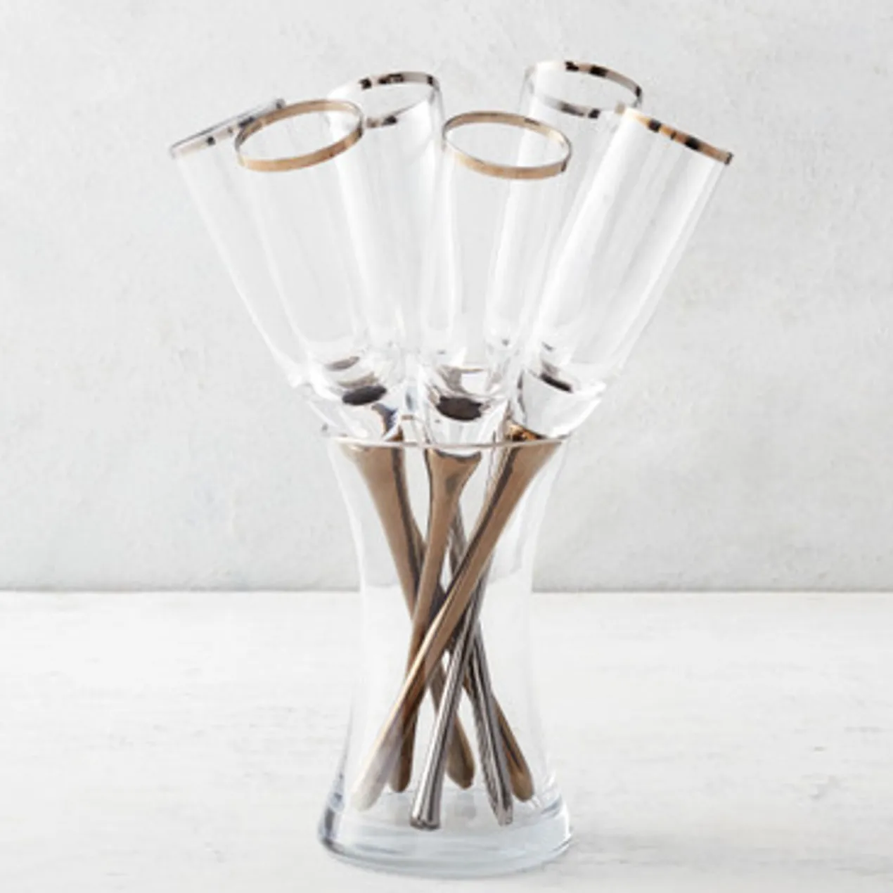 Salud Toasting Flutes - Set of 6