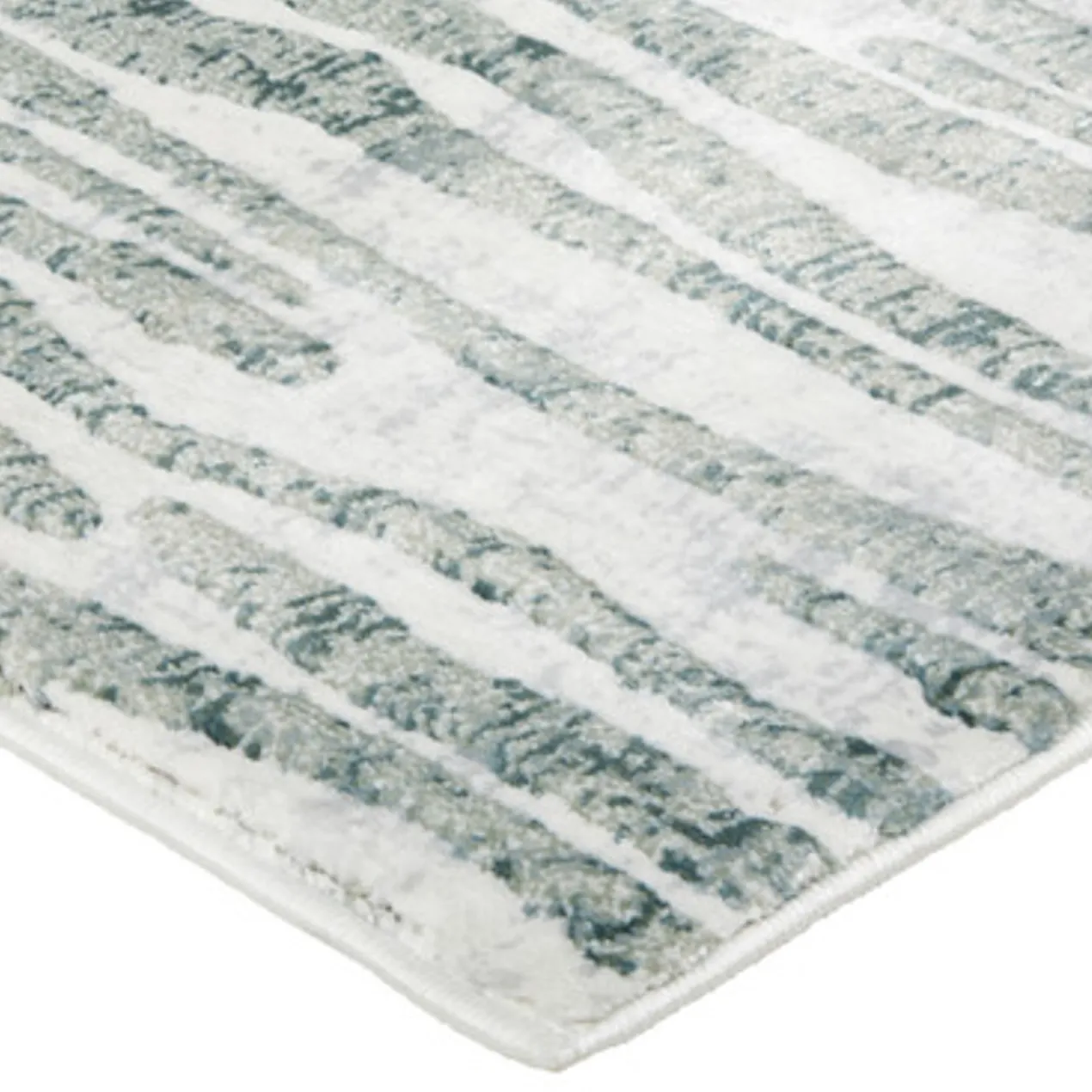 Samantha Rug - Aqua/Grey