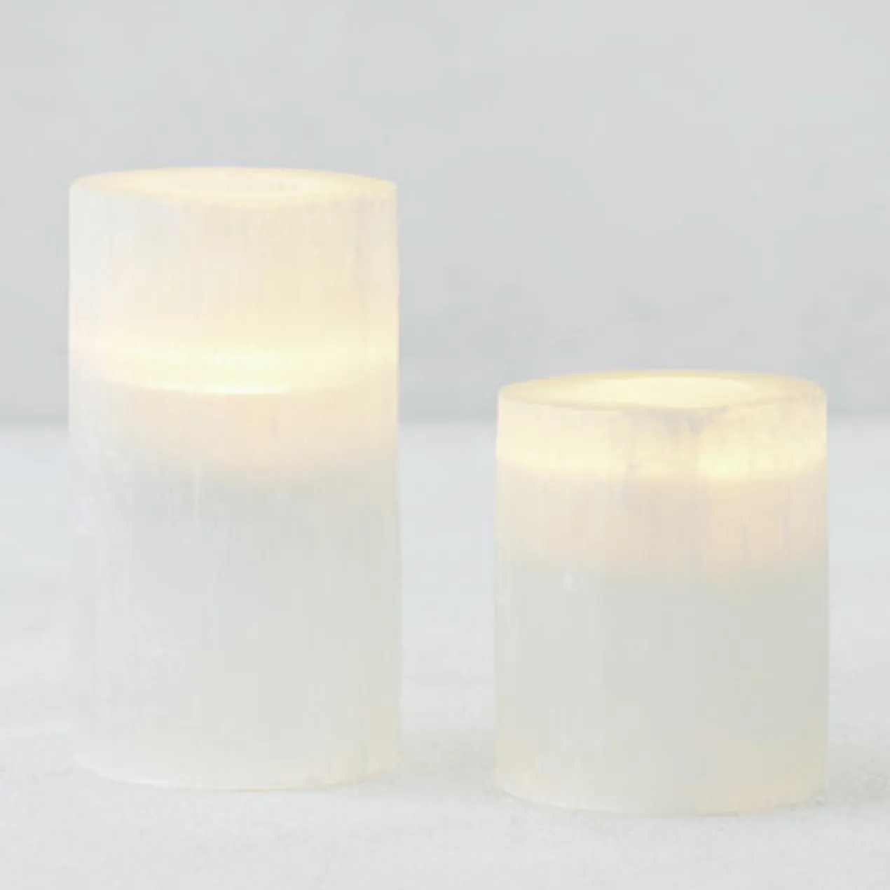 Selenite Votive