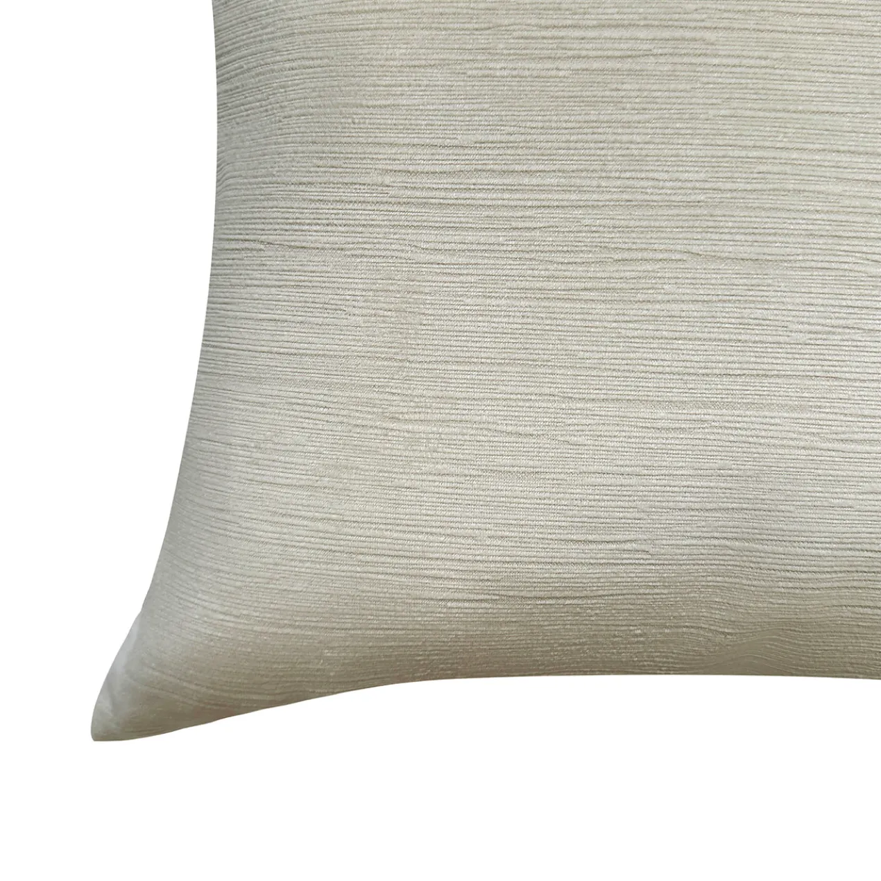 Solid Texture Pillow 20" - Vanilla