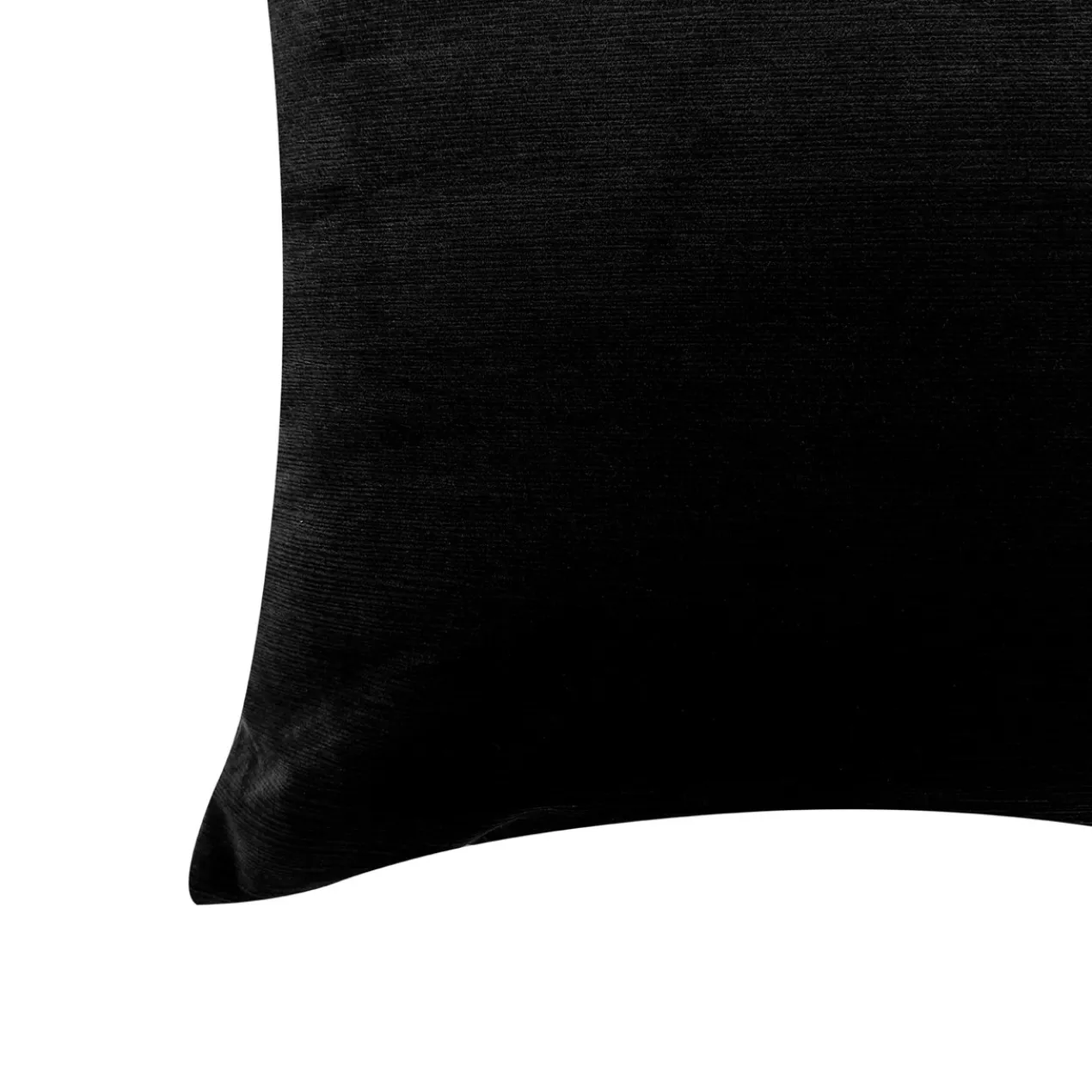 Solid Texture Pillow 20" - Caviar