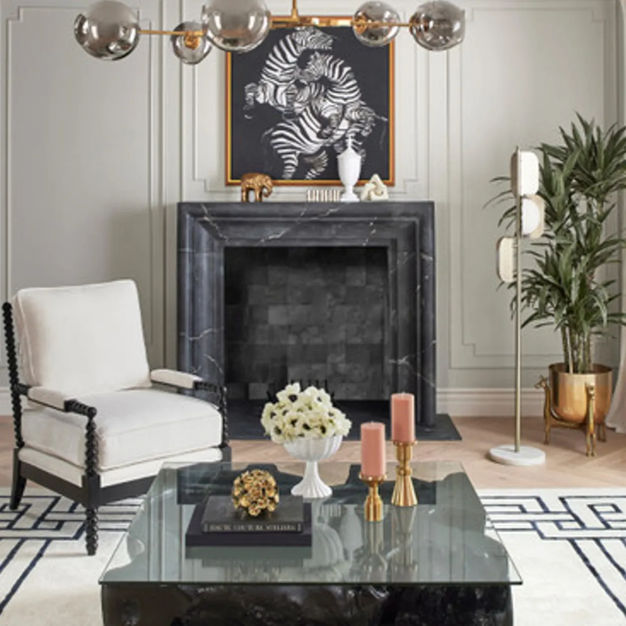 Spindle Chair - High Gloss Black