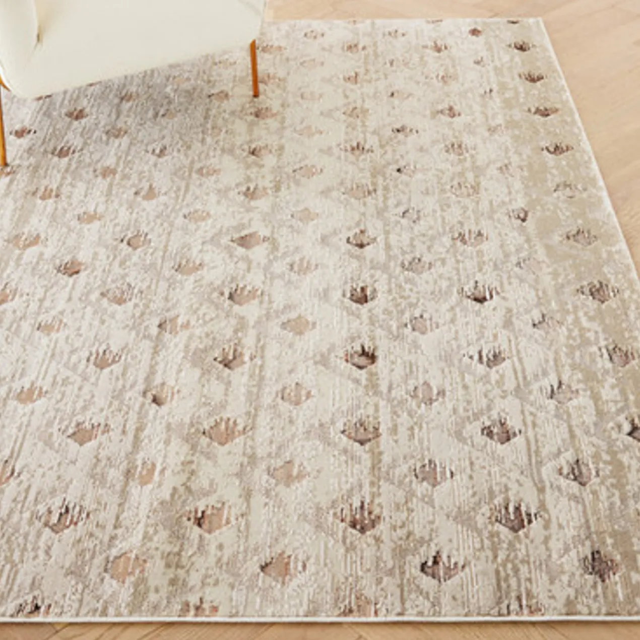 Stella Rug - Ivory/Tan
