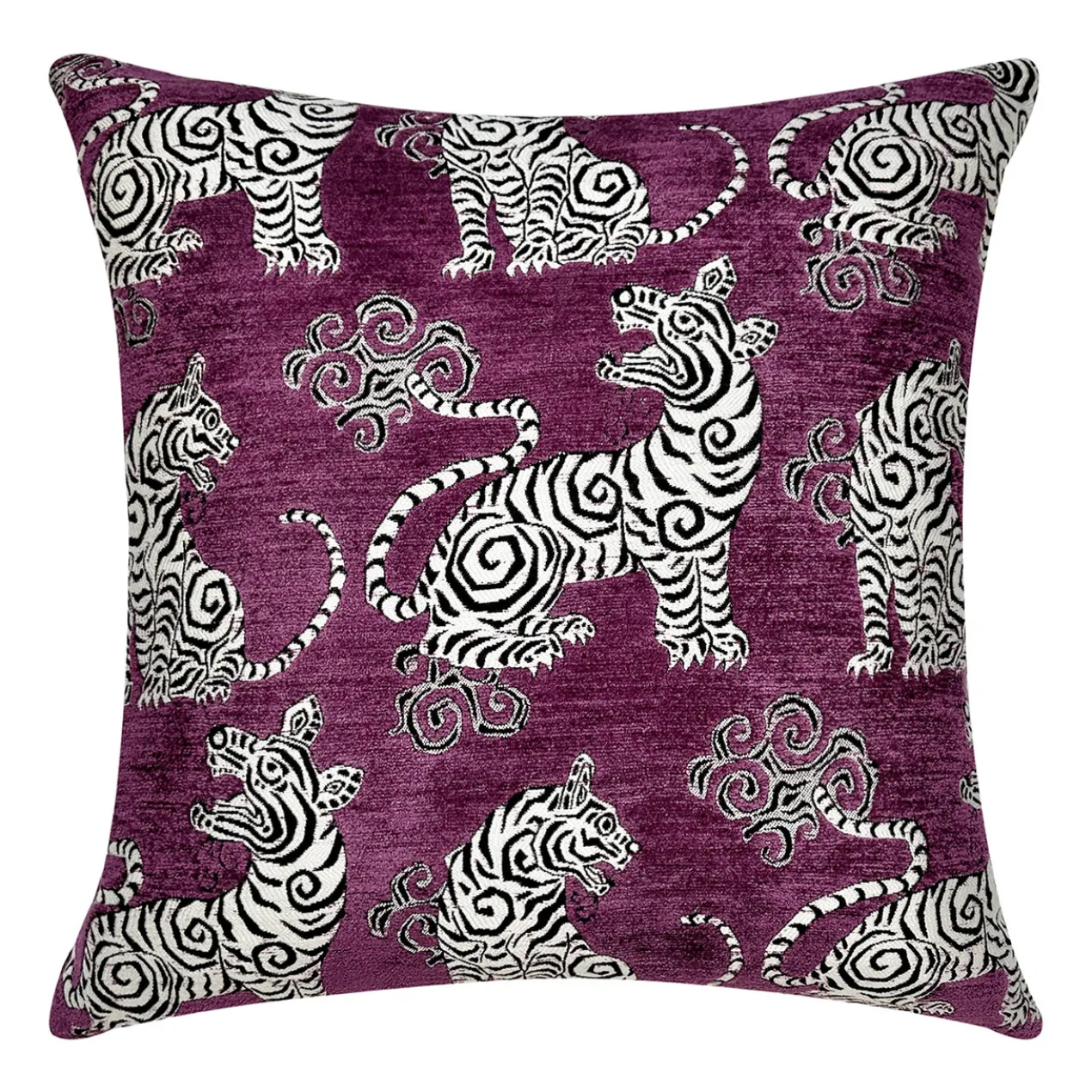 Tigress Pillow 20" - Magenta