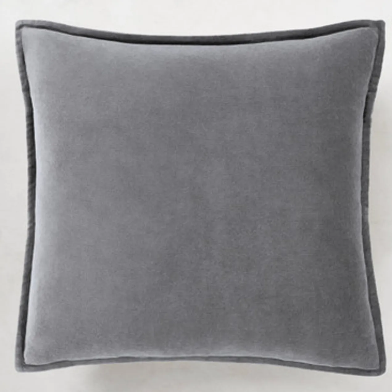 Velvet Pillow 20" - Charcoal