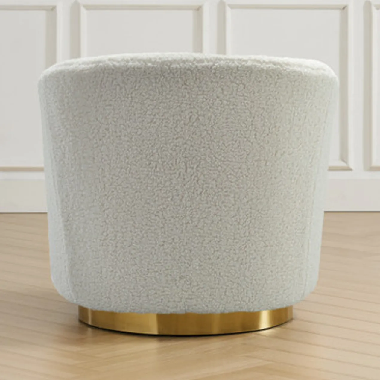 Victoria Swivel Chair - Ivory