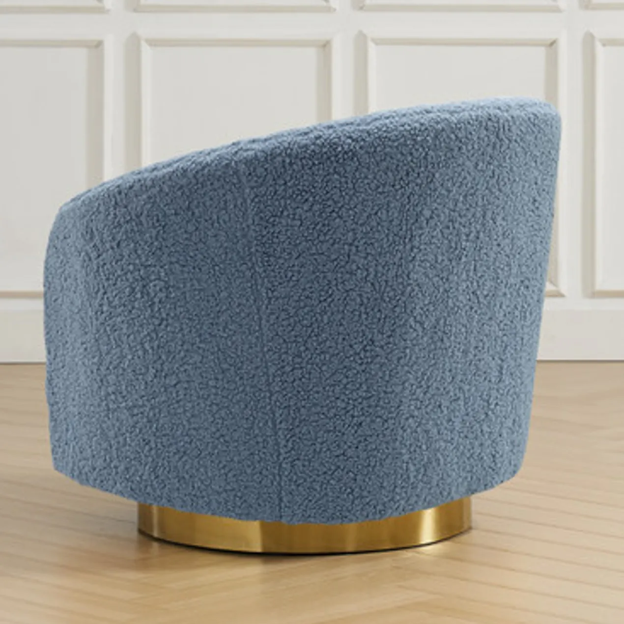Victoria Swivel Chair - Blue