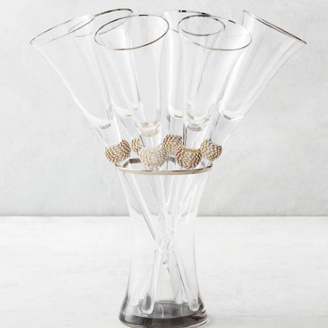 Victoria Toasting Flutes - Set of 6