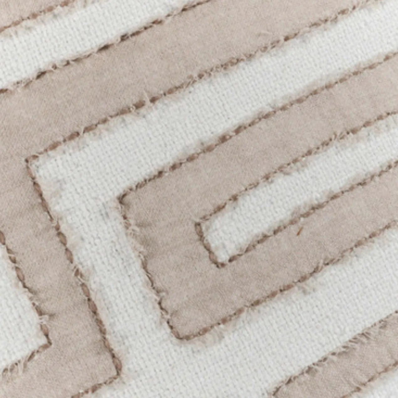 Zane Pillow 22" - Natural/Ivory