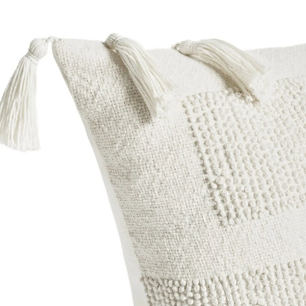 Zayn Pillow 22" - Ivory