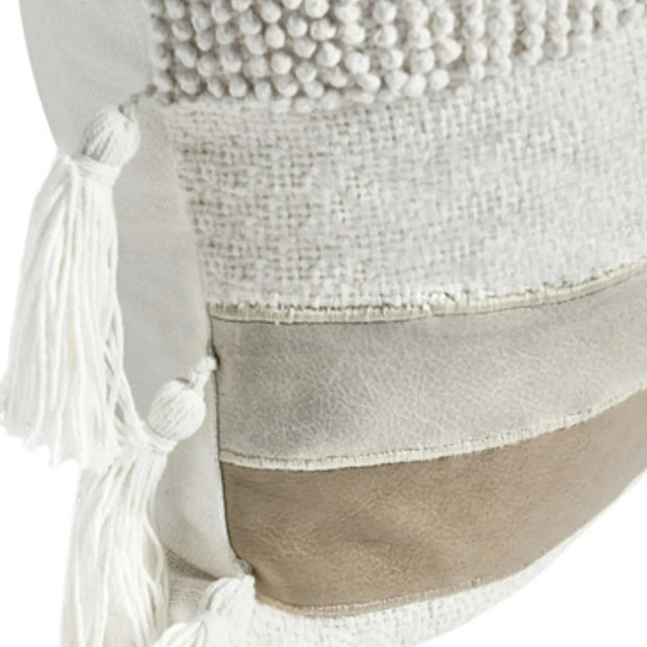 Zayn Pillow 22" - Ivory