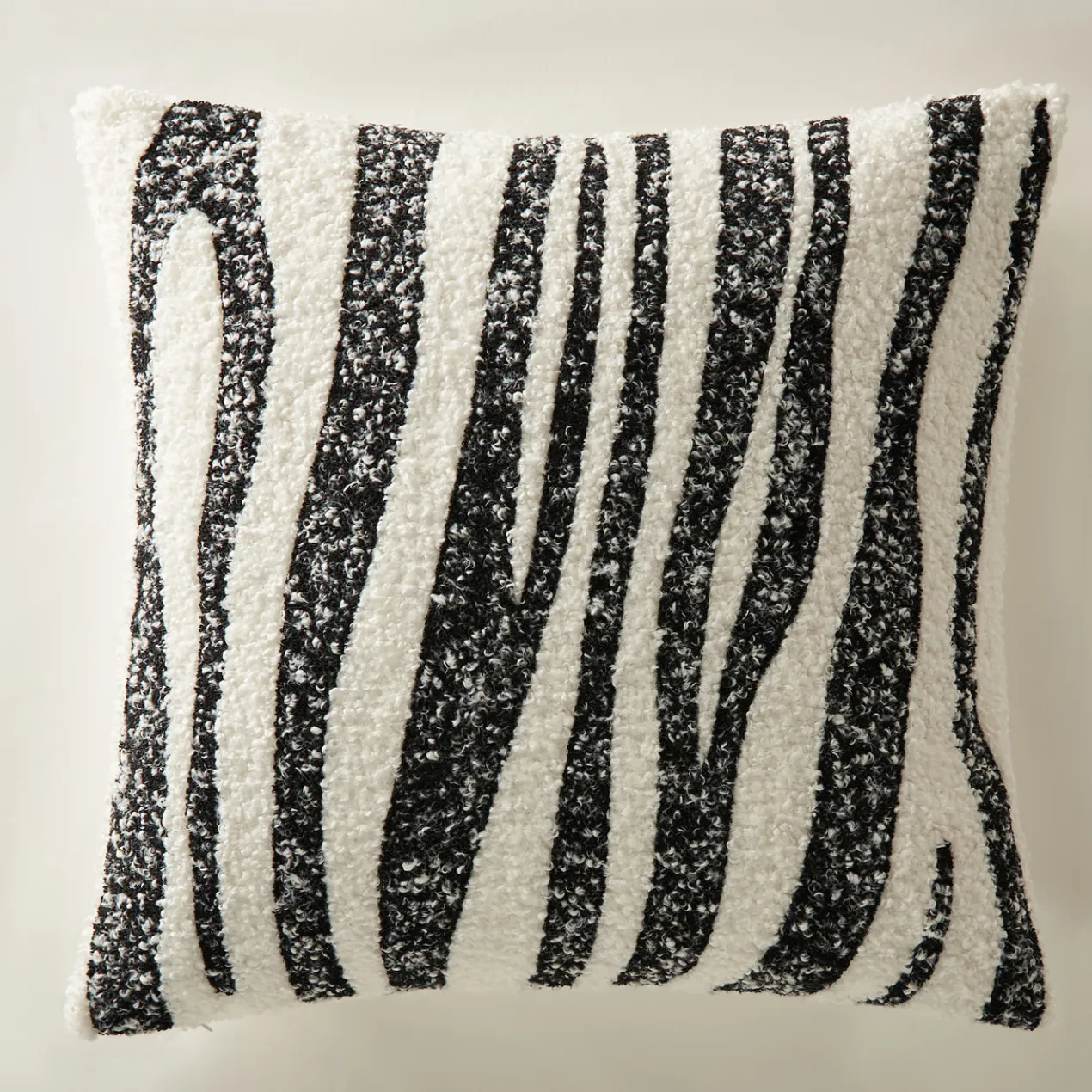 Zebra Boucle Pillow 20"