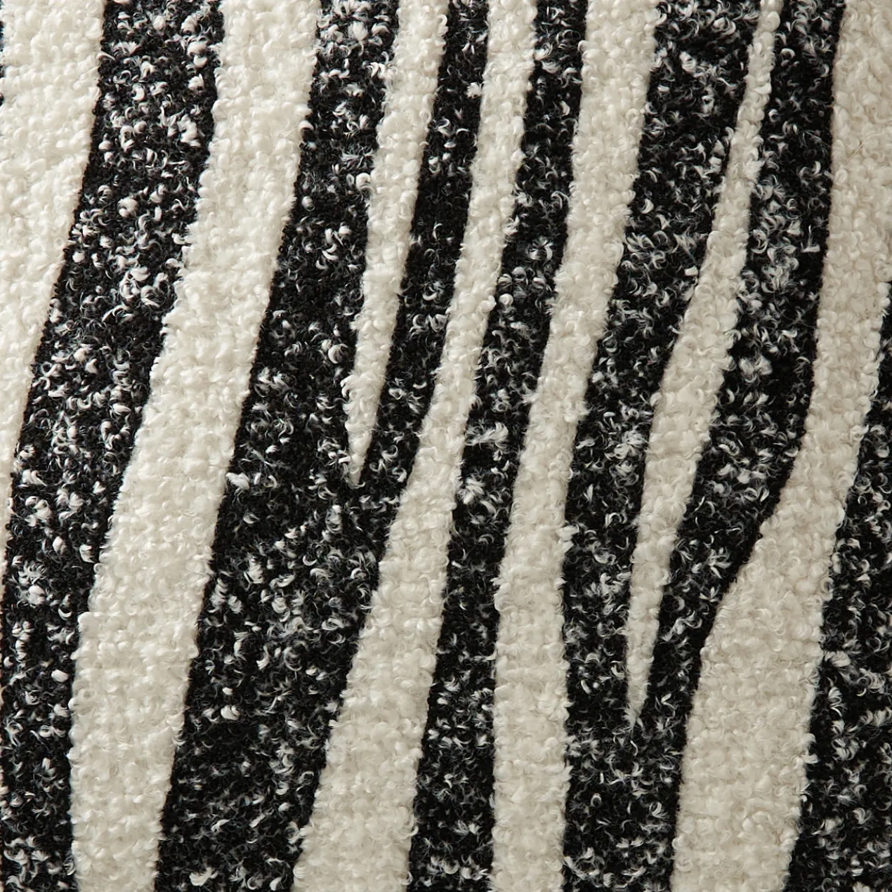 Zebra Boucle Pillow 20"